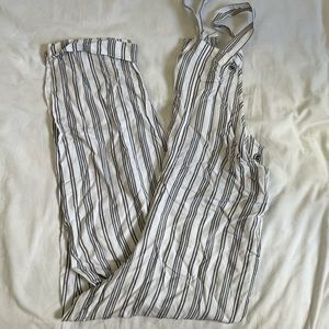 HOLLISTER | Striped Overalls